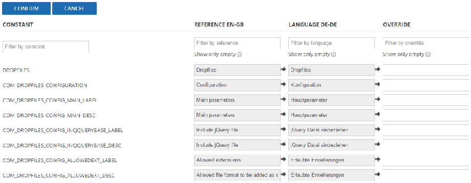 override-traducere
