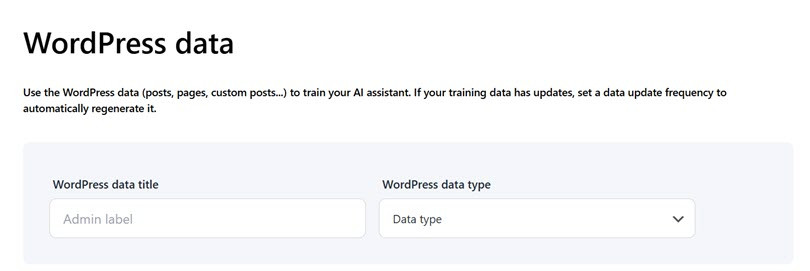 Data WordPress - Cara Menggunakan Chatgpt untuk Basis Pengetahuan di WordPress