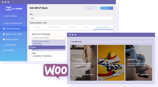 Tipos de publicaciones personalizadas de WordPress e integración de WooCommerce