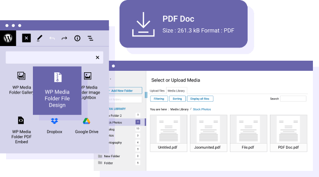 Insert files in your Gutenberg editor